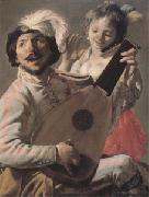 Hendrick Terbrugghen The Duet (mk05) china oil painting artist